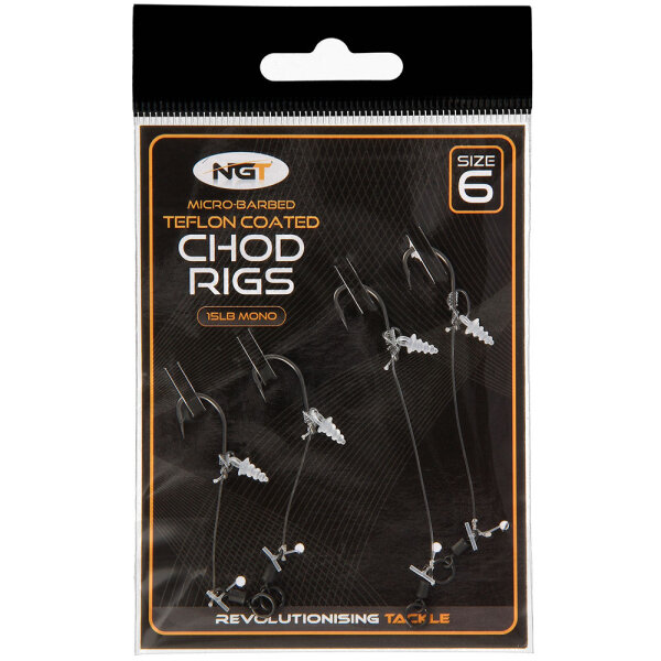 Chod Rigs Teflon Hooks 15lb Mono Gr6